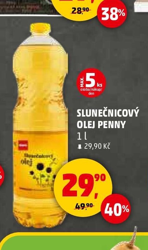 Slunečnicový olej Penny