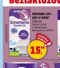 SMETANA 10% UHT LF BONI