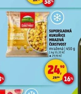 SUPERSLADKÁ KUKUŘICE MRAZIVÁ ČERSTVOST