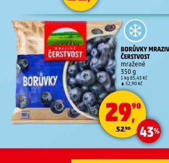 BORŮVKY MRAZIVÁ ČERSTVOST