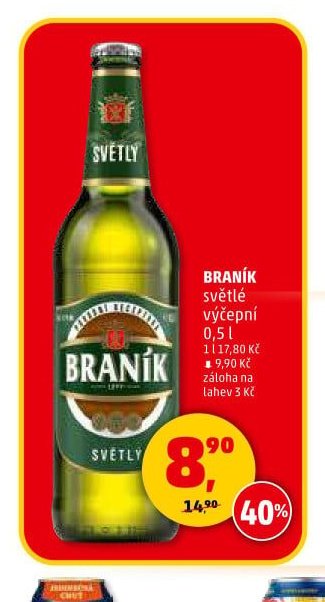 Braník světlé výčepní 0,5 l