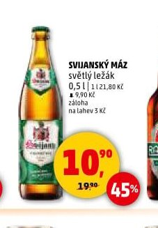 Svijanský máz světlý ležák 0,5 l