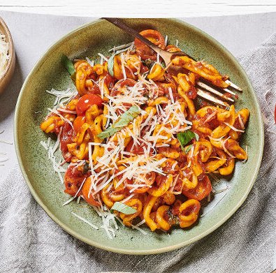 Pasta s rajčatovou omáčkou