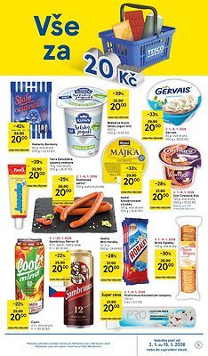 aktuální leták Tesco 2.1.2026-6.1.2026
