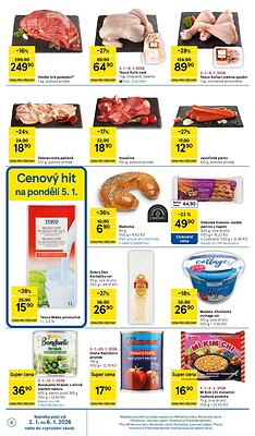 aktuální leták Tesco 2.1.2026-6.1.2026