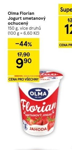 Olma Florian Jogurt smetanový ochucený 150 g, více druhů