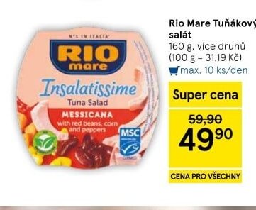 Rio Mare Tuňákový salát 160 g, více druhů