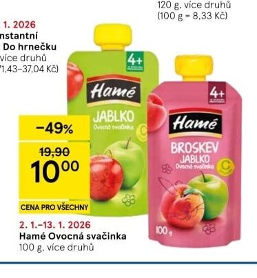 Hamé Ovocná svačinka