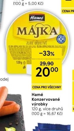 Hamé Konzervované výrobky