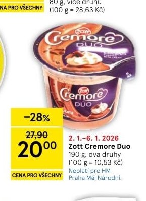Zott Cremore Duo