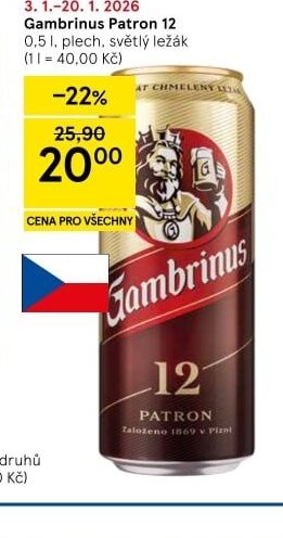 Gambrinus Patron 12