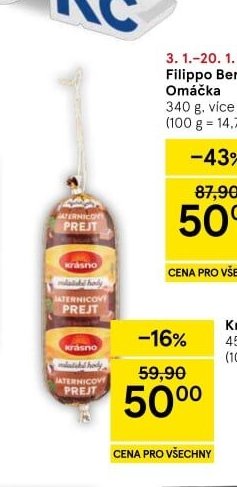 Krásno Jaternicový prejt 450 g