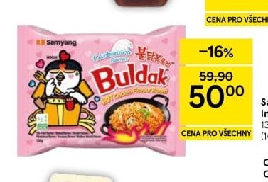 Samyang Buldak Instantní nudle 130-140 g