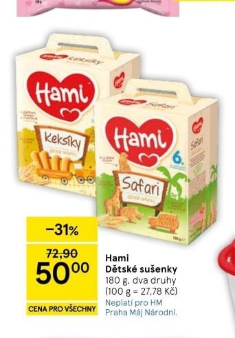 Hami Dětské sušenky 180 g