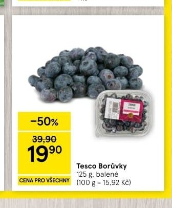 Tesco Borůvky