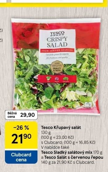 Tesco Křupavý salát