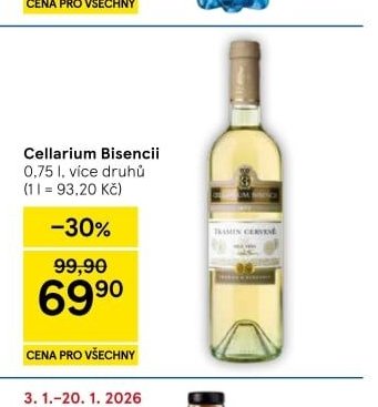 Cellarium Bisencii 0,75 l, více druhů