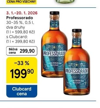 Professorado 30-35 %, 0,5 l, dva druhy