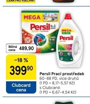 Persil Prací prostředek 60-88 PD, více druhů