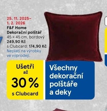 F&F Home Dekorační polštář