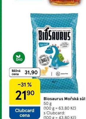 Biosaurus Mořská sůl 50 g