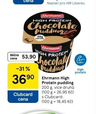 Ehrmann High Protein pudding