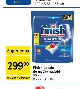 Finish Kapsle do myčky nádobí
