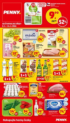 aktuální leták Penny Market 8.1.2026-14.1.2026