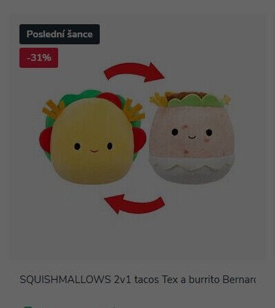 SQUISHMALLOWS 2v1 tacos Tex a burrito Bernar