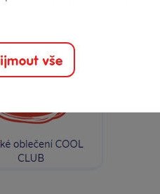 Dětské oblečení COOL CLUB