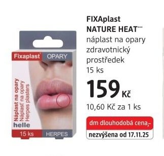FIXAplast NATURE HEAT náplast na opary