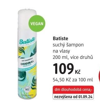 Batiste suchý šampon na vlasy