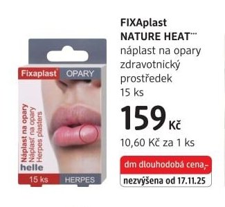 FIXAplast NATURE HEAT náplast na opary