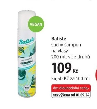 Batiste suchý šampon na vlasy