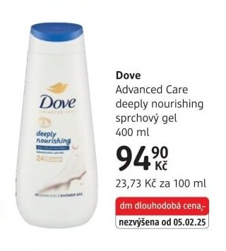 Dove Advanced Care sprchový gel 400 ml