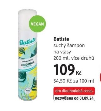 Batiste suchý šampon na vlasy 200 ml