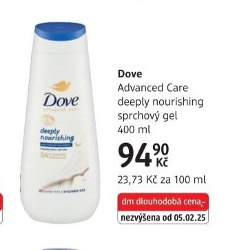Dove Advanced Care sprchový gel