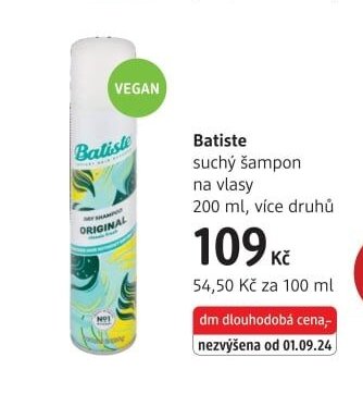 Batiste suchý šampon na vlasy