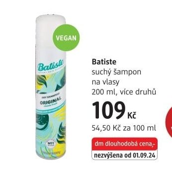 Batiste suchý šampon na vlasy 200 ml
