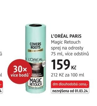 L'ORÉAL PARIS Magic Retouch sprej na odrosty 75 ml