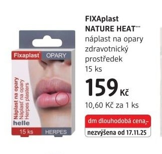 FIXAplast NATURE HEAT náplast na opary