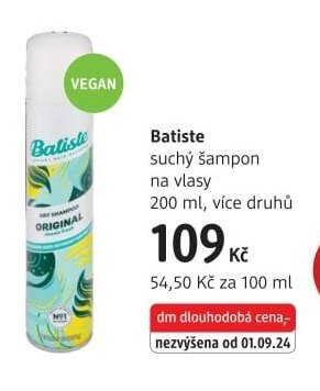 Batiste suchý šampon na vlasy