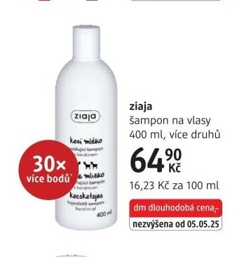 Ziaja šampon na vlasy