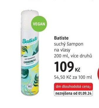 Batiste suchý šampon na vlasy