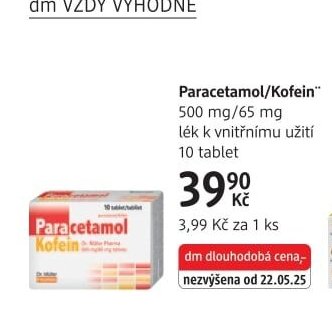 Paracetamol/Kofein 500 mg/65 mg