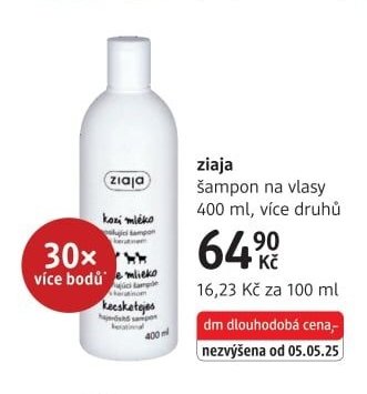 ziaja šampon na vlasy