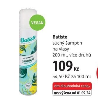 Batiste suchý šampon na vlasy
