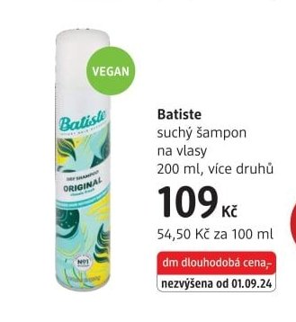 Batiste suchý šampon na vlasy 200 ml