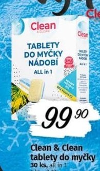 Clean & Clean tablety do myčky