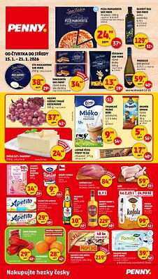 aktuální leták Penny Market 15.1.2026-21.1.2026